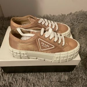 Prada Nylon Gabardine Sneakers SZ 38